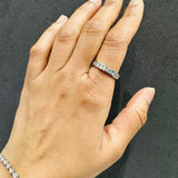 channel set diamond ring
