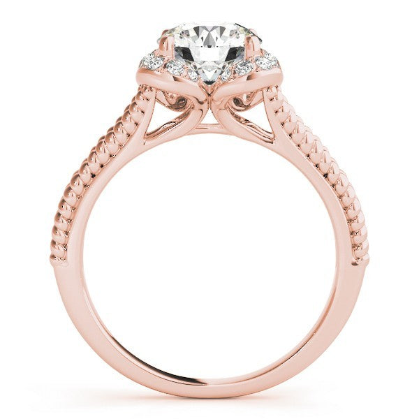 Lab Grown Diamond Halo Engagement Ring