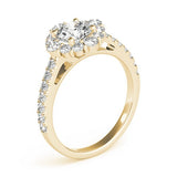 Lab Grown Diamond Halo Engagement Ring