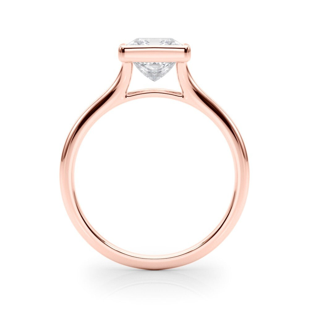 IGI Certified D/VS Princess Cut Lab Grown Diamond Solitaire Engagement Ring