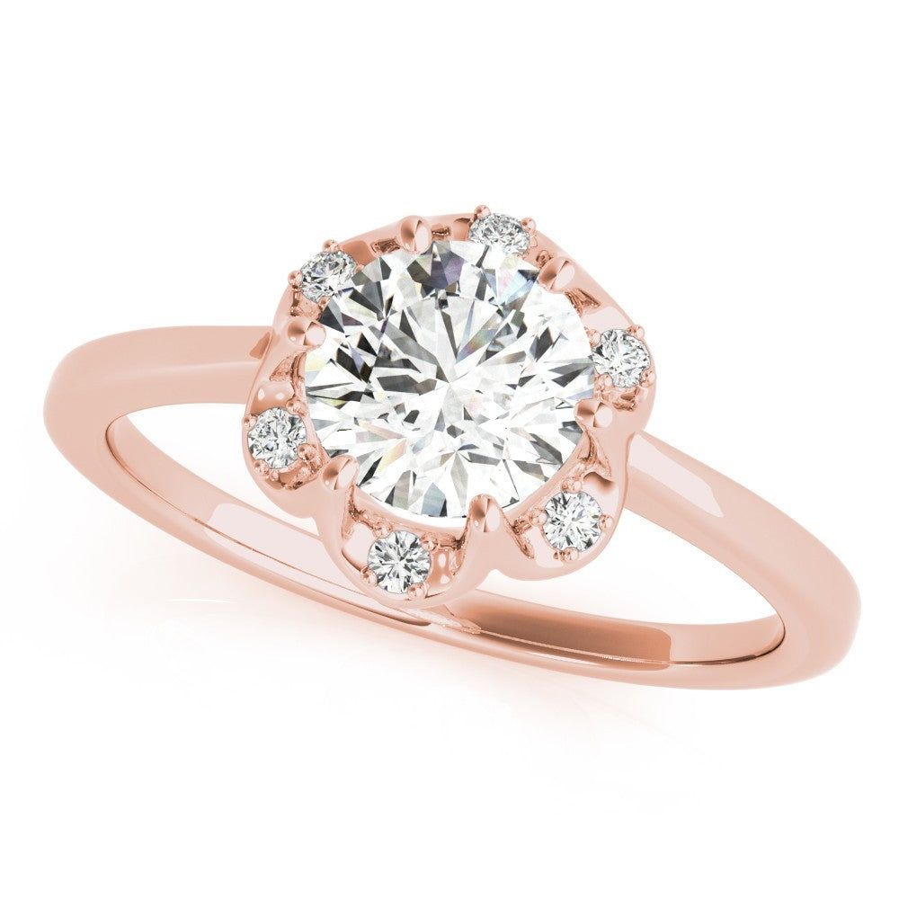 Lab-Grown Diamond 2.00 CT DE/VS Halo Engagement Ring in Platinum