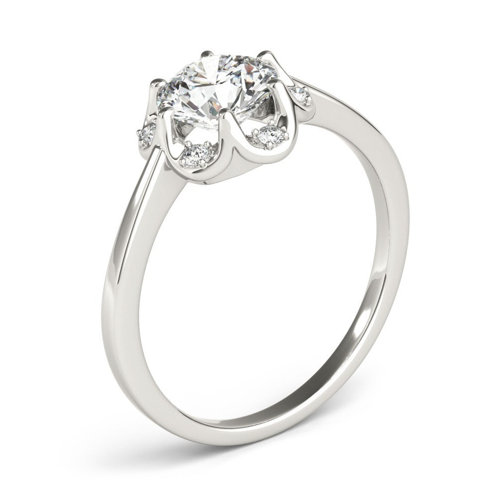 Lab-Grown Diamond 2.00 CT DE/VS Halo Engagement Ring in Platinum