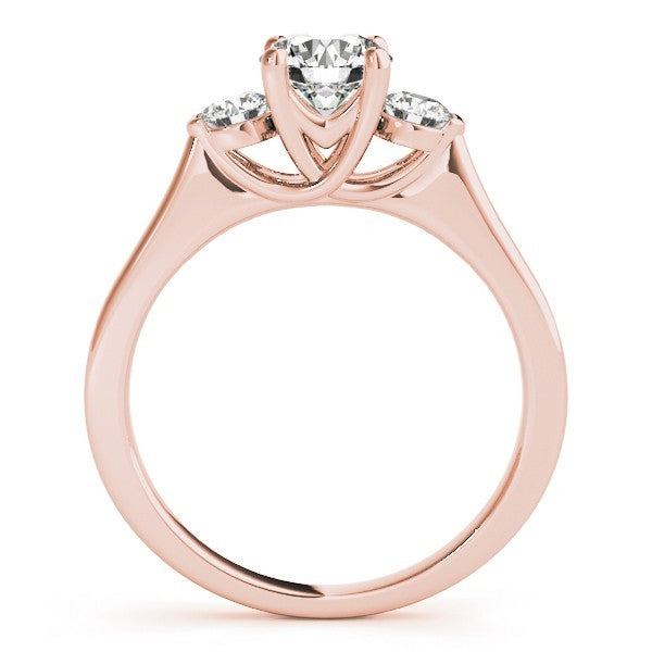 Lab Grown Diamond 3 Stone Engagement Ring For Women 2CT DE/VS In Platinum