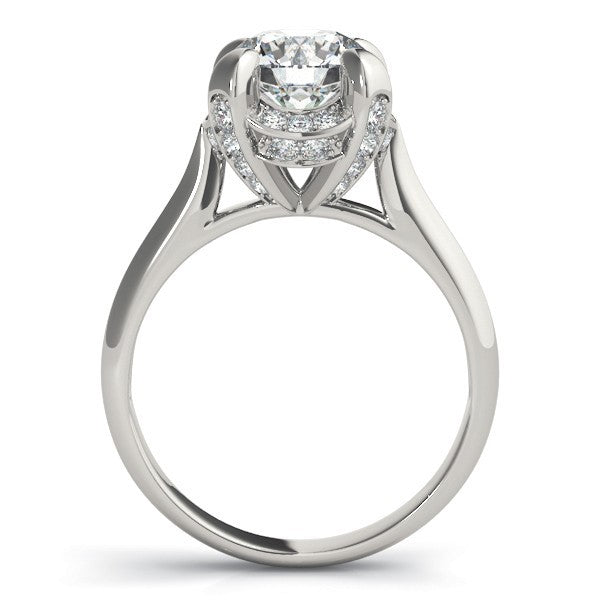 Lab-Grown Diamond Halo Engagement Ring