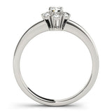 Lab-Grown Diamond Halo Engagement Ring in 18K Yellow Gold –UK Made
