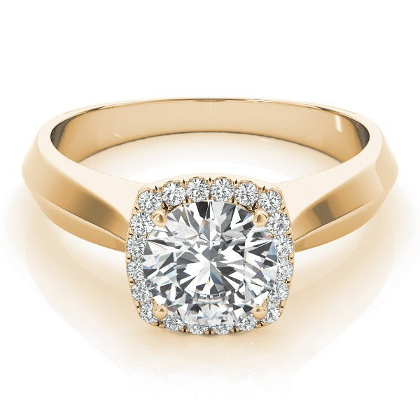 Lab-Grown Diamond Halo Engagement Ring