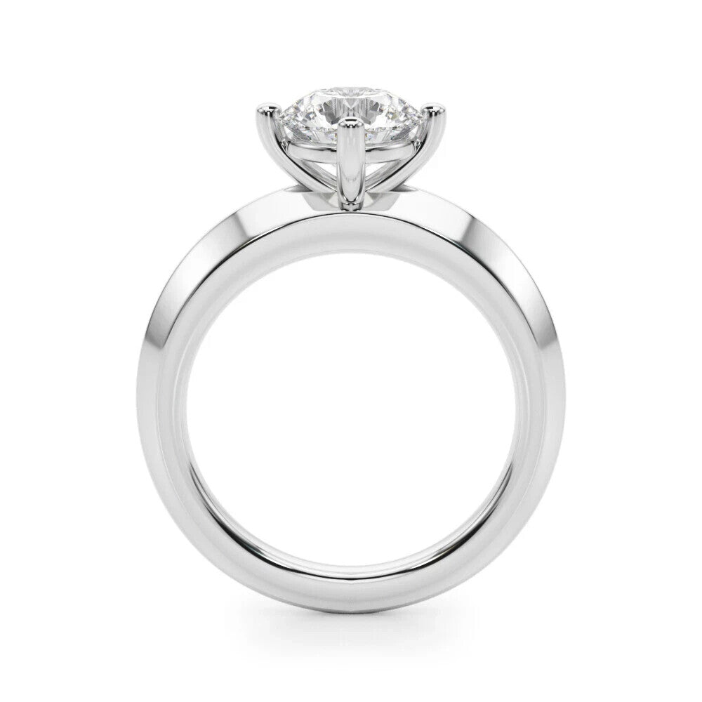 IGI Certified D/VS 2.00ct Lab Grown Diamond Solitaire Engagement Platinum Ring