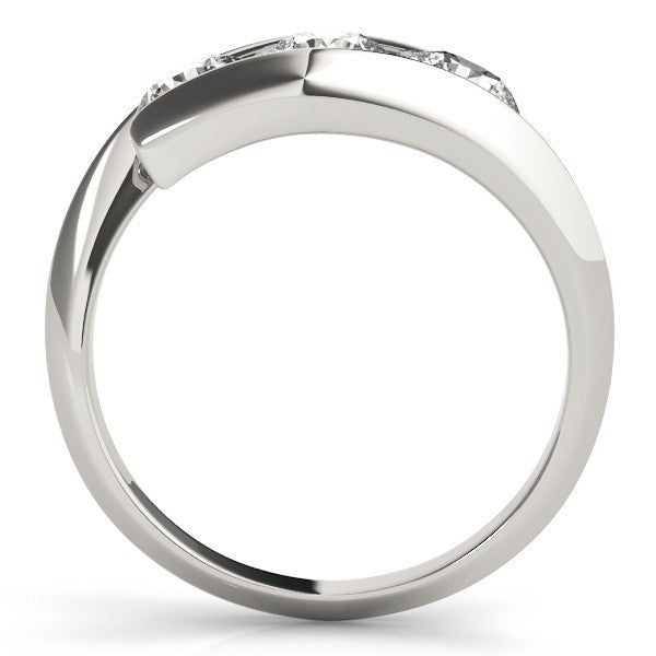 Lab Grown Diamond 3 Stone Engagement Ring For Women In Platinum