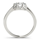 Lab-Grown Diamond 2.00 CT DE/VS Halo Engagement Ring in Platinum