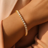 Natural Round Cut Diamond Tennis Bracelet