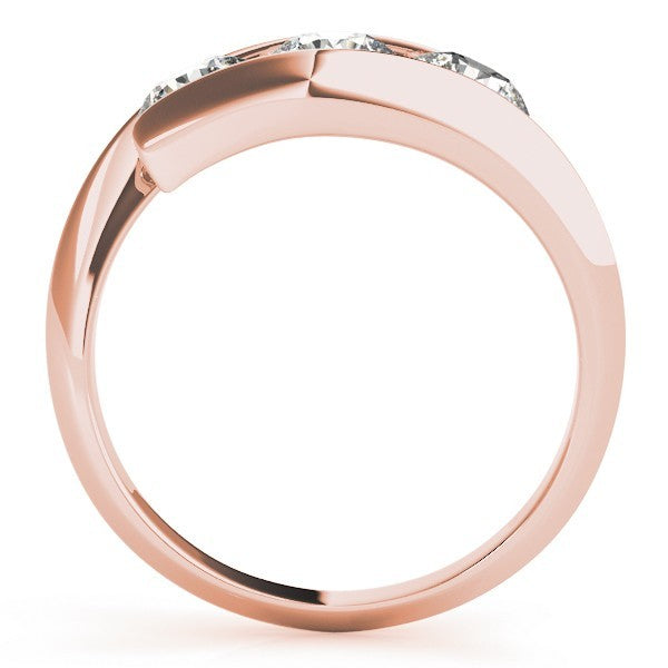 Lab Grown Diamond 3 Stone Engagement Ring For Women In Platinum