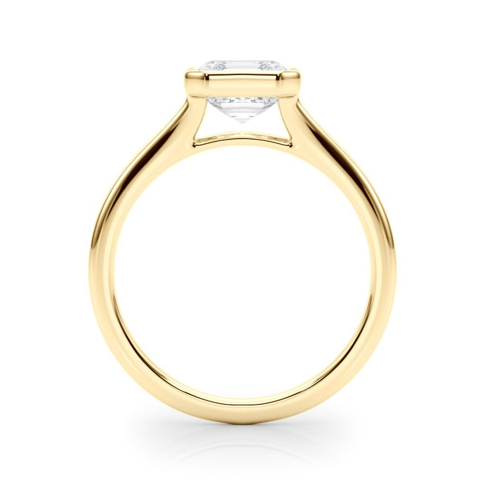IGI Certified Lab Created D/VS Asscher Cut Diamond Solitaire Engagement Ring