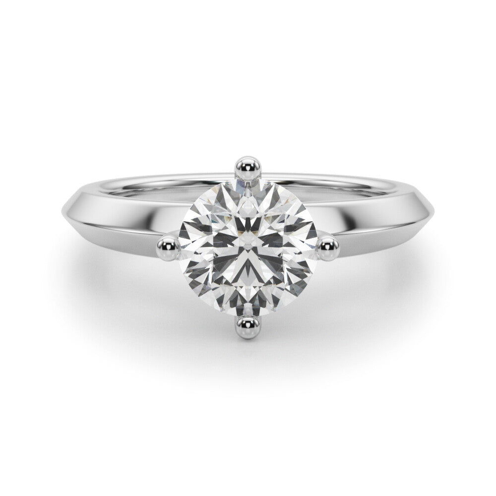 IGI Certified D/VS 2.00ct Lab Grown Diamond Solitaire Engagement Platinum Ring