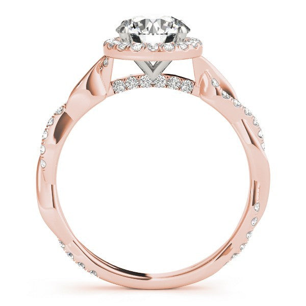 Lab-Grown Diamond 2.00 CT DE/VS Halo Engagement Ring in Platinum