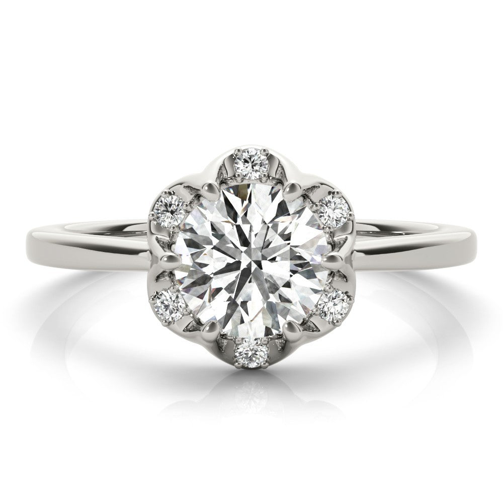 Lab-Grown Diamond 2.00 CT DE/VS Halo Engagement Ring in Platinum