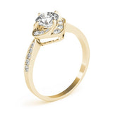 Lab-Grown Diamond Halo Engagement Ring