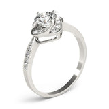 Lab-Grown Diamond Halo Engagement Ring