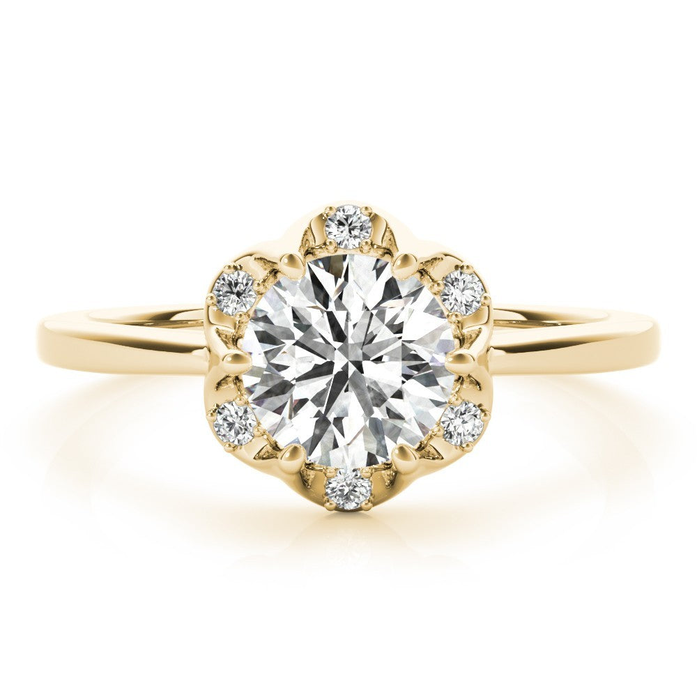 Lab-Grown Diamond 2.00 CT DE/VS Halo Engagement Ring in Platinum