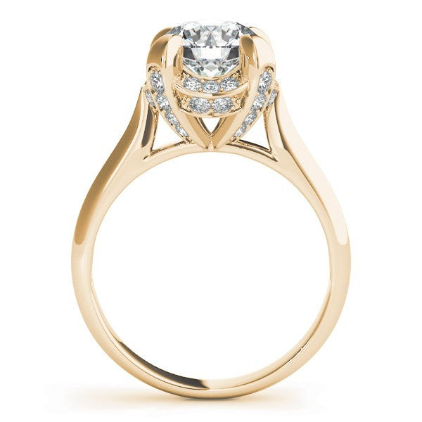 Lab-Grown Diamond Halo Engagement Ring