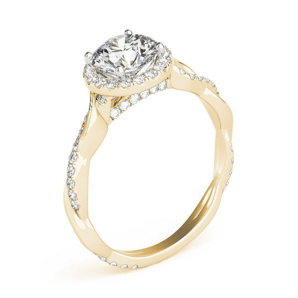 Lab-Grown Diamond 2.00 CT DE/VS Halo Engagement Ring in Platinum