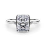 IGI Certified Lab Grown Radiant Cut Diamond Solitaire Engagement Ring