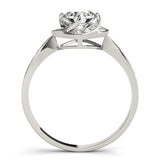 Lab-Grown Diamond Halo Engagement Ring