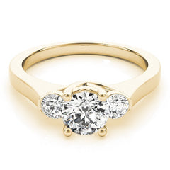 Lab Grown Diamond 3 Stone Engagement Ring For Women 2CT DE/VS In Platinum