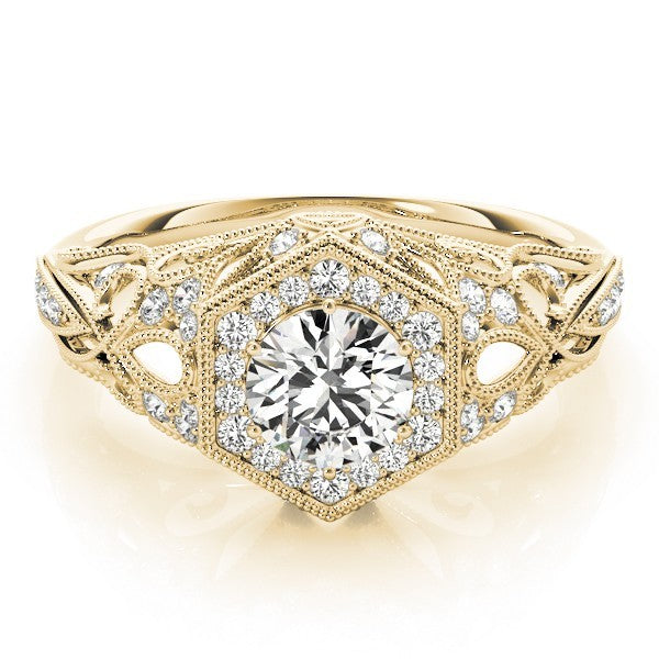 3.00Ct DE/VS Lab Grown Round Diamond Halo Engagement Ring 18K Rose Gold