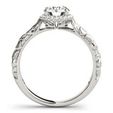 Lab Grown Diamond Halo Engagement Ring