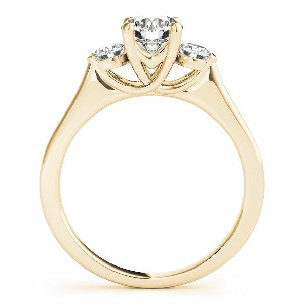 Lab Grown Diamond 3 Stone Engagement Ring For Women 2CT DE/VS In Platinum