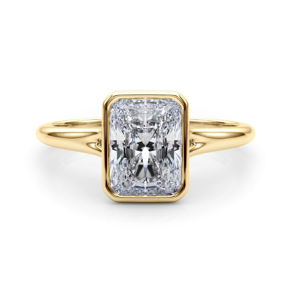 IGI Certified Lab Grown Radiant Cut Diamond Solitaire Engagement Ring