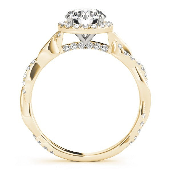 Lab-Grown Diamond 2.00 CT DE/VS Halo Engagement Ring in Platinum