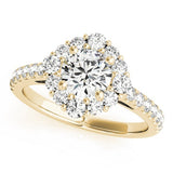 Lab Grown Diamond Halo Engagement Ring