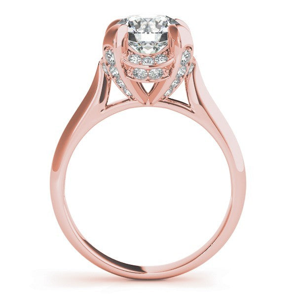 Lab-Grown Diamond Halo Engagement Ring
