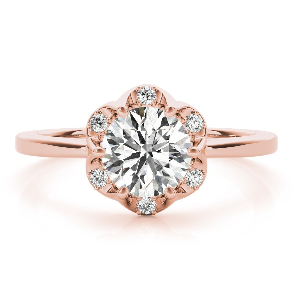 Lab-Grown Diamond 2.00 CT DE/VS Halo Engagement Ring in Platinum
