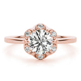 Lab-Grown Diamond 2.00 CT DE/VS Halo Engagement Ring in Platinum