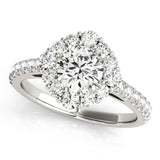 Lab Grown Diamond Halo Engagement Ring