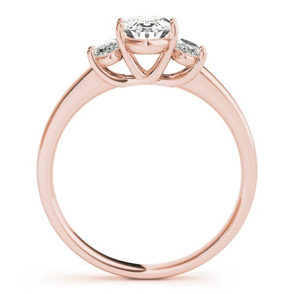 Luxury! DE/VS 2.00CT Lab Grown Oval Cut Diamond Trilogy Engagement Ring Platinum