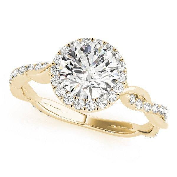 Lab-Grown Diamond 2.00 CT DE/VS Halo Engagement Ring in Platinum