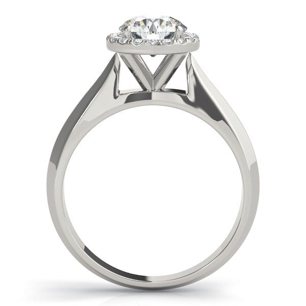Lab-Grown Diamond Halo Engagement Ring