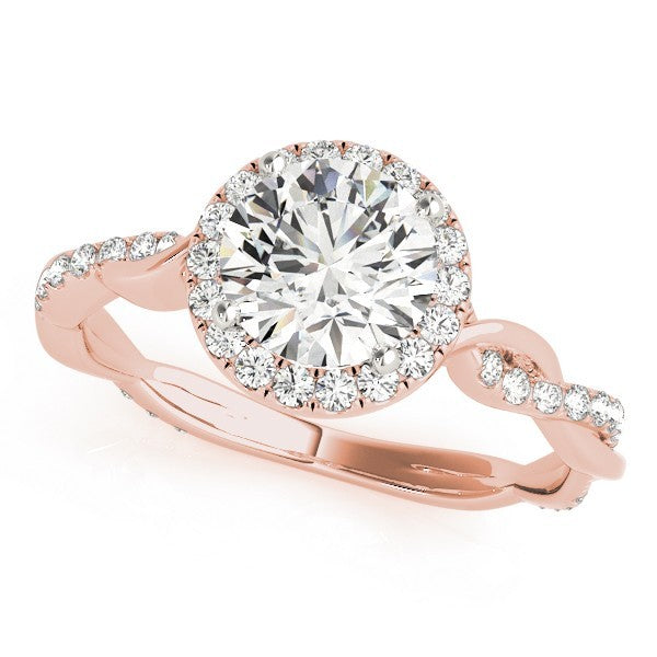 Lab-Grown Diamond 2.00 CT DE/VS Halo Engagement Ring in Platinum