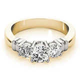 2.00Ct Lab Grown Round Diamond 3 Stone Engagement Ring Solid 950 Platinum