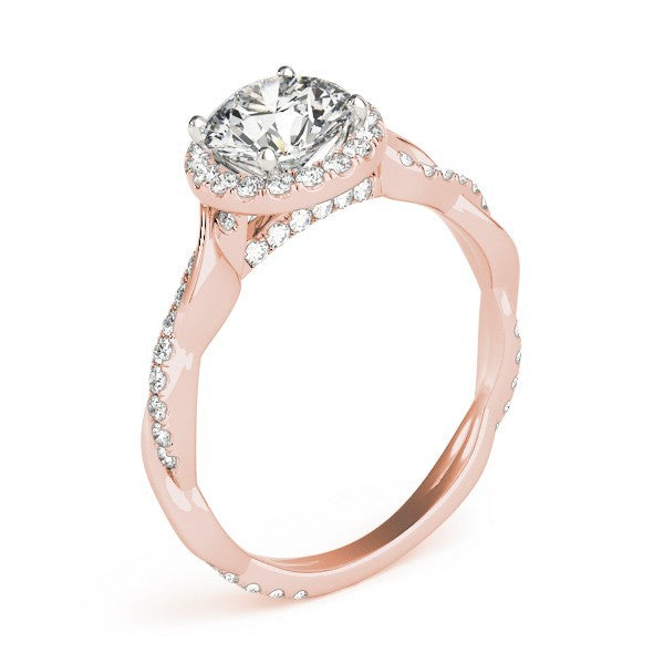 Lab-Grown Diamond 2.00 CT DE/VS Halo Engagement Ring in Platinum