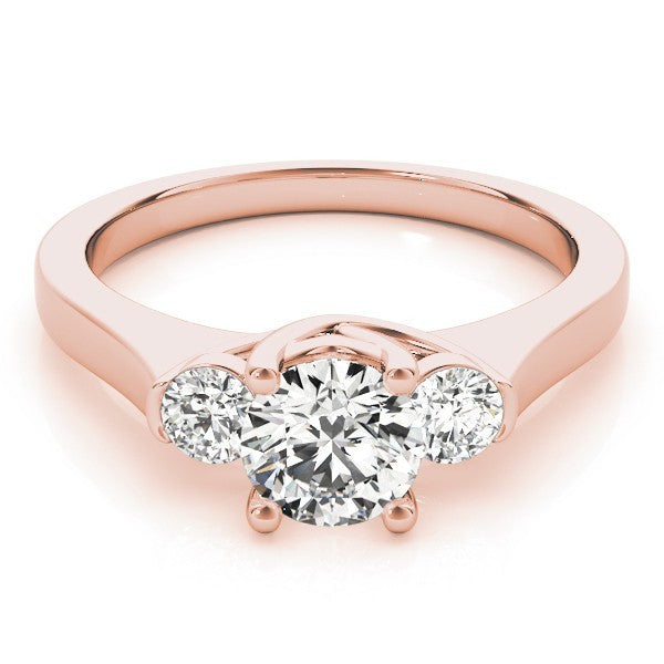 Lab Grown Diamond 3 Stone Engagement Ring For Women 2CT DE/VS In Platinum