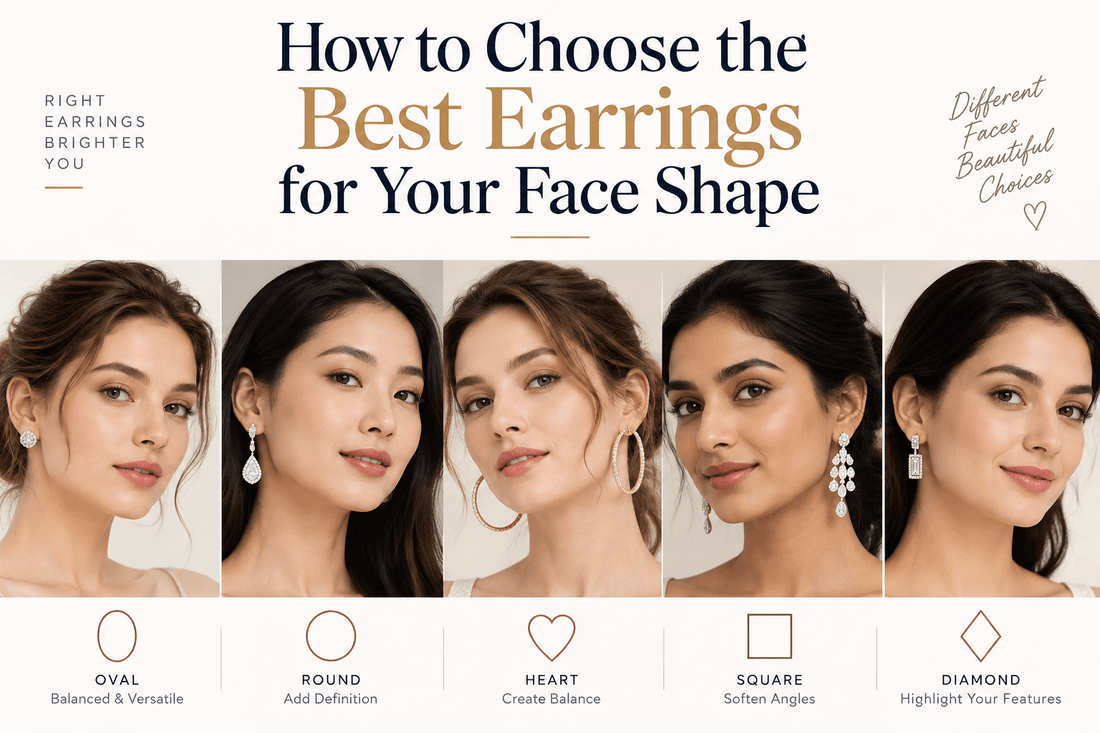 How to Choose the Best Earrings for Your Face Shape