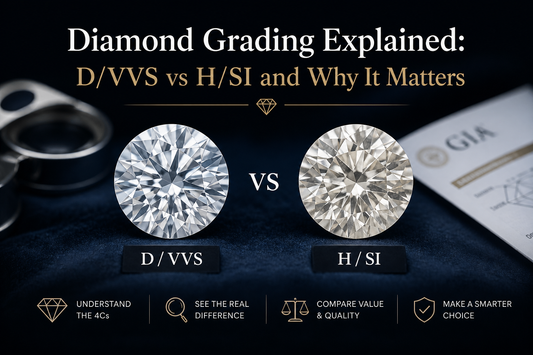 Diamond Grading Explained: D/VVS vs H/SI and Why It Matters