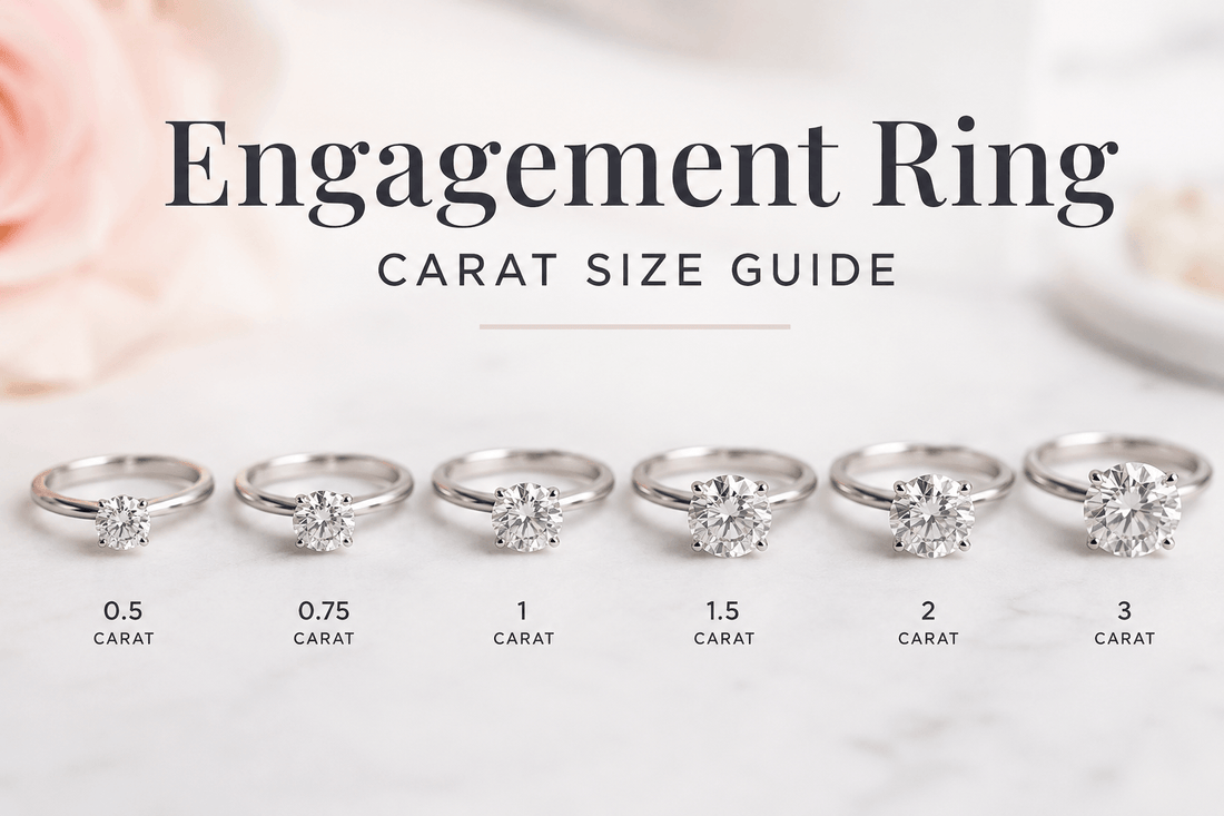 Engagement Ring Carat Size Guide