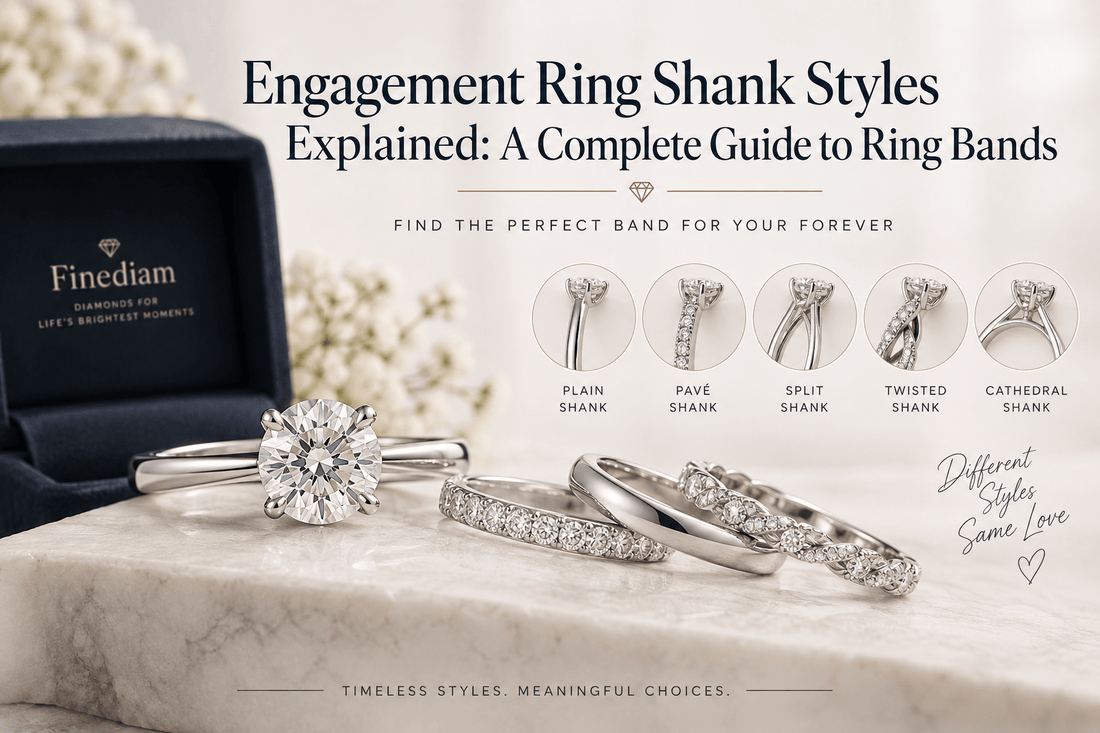 Engagement Ring Shank Styles Explained: A Complete Guide to Ring Bands