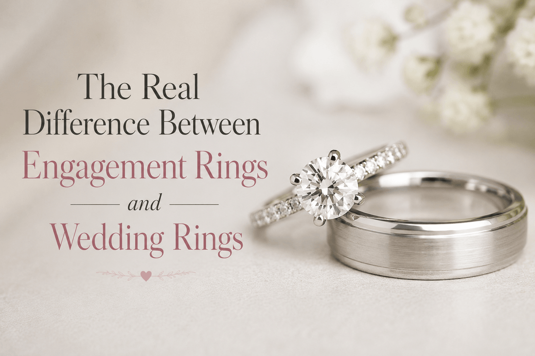 The Real Difference Between Engagement Rings and Wedding Rings