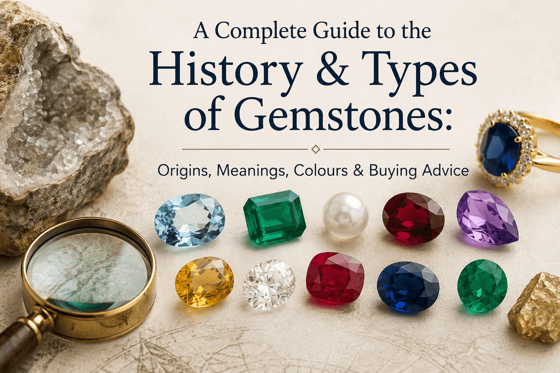 A Complete Guide to the History & Types of Gemstones: Origins, Meanings, Colours & Buying Advice
